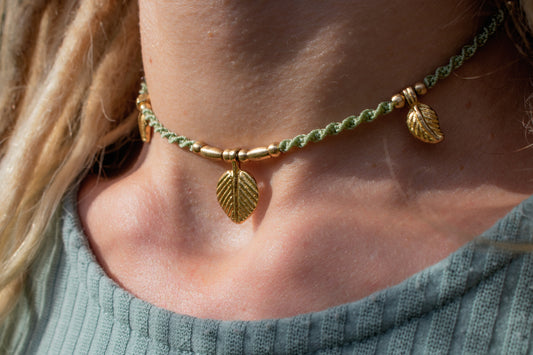 Leaf Charm Necklace