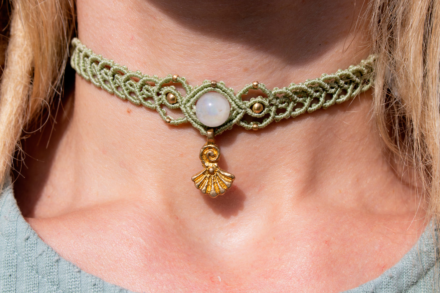 Moonstone Choker & Headband