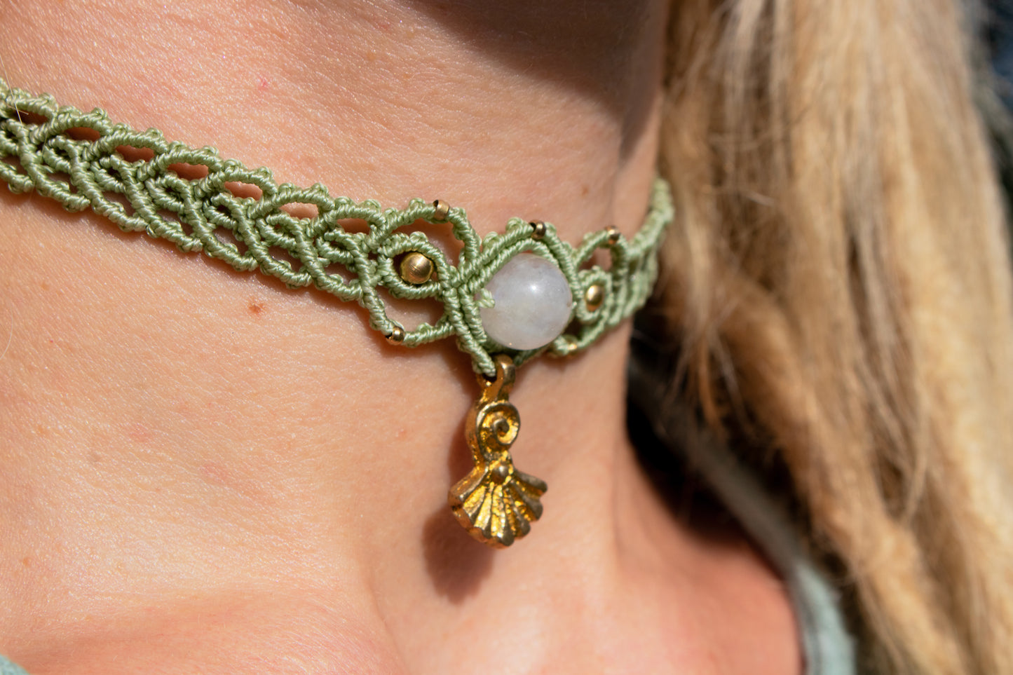 Moonstone Choker & Headband