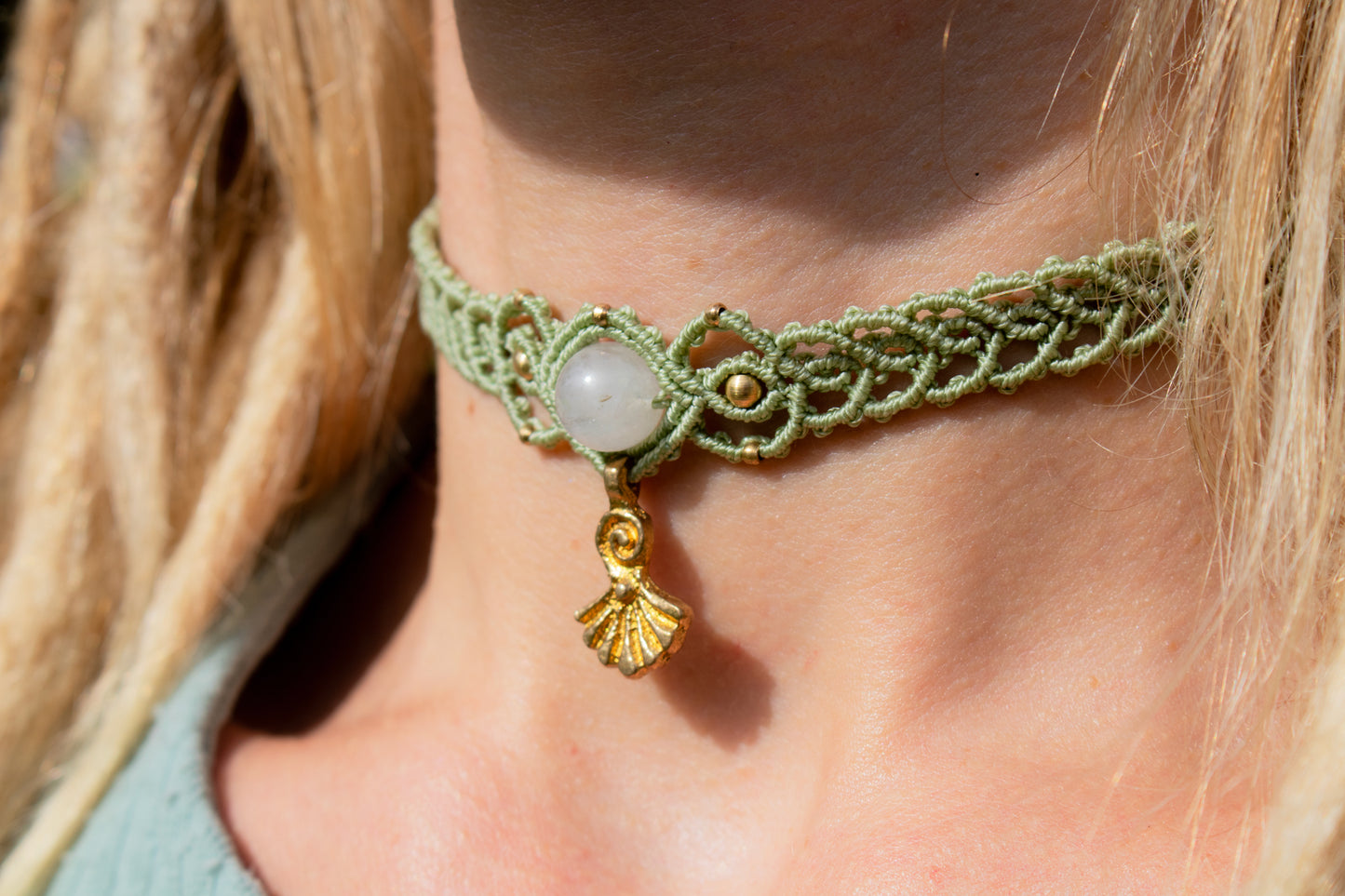 Moonstone Choker & Headband