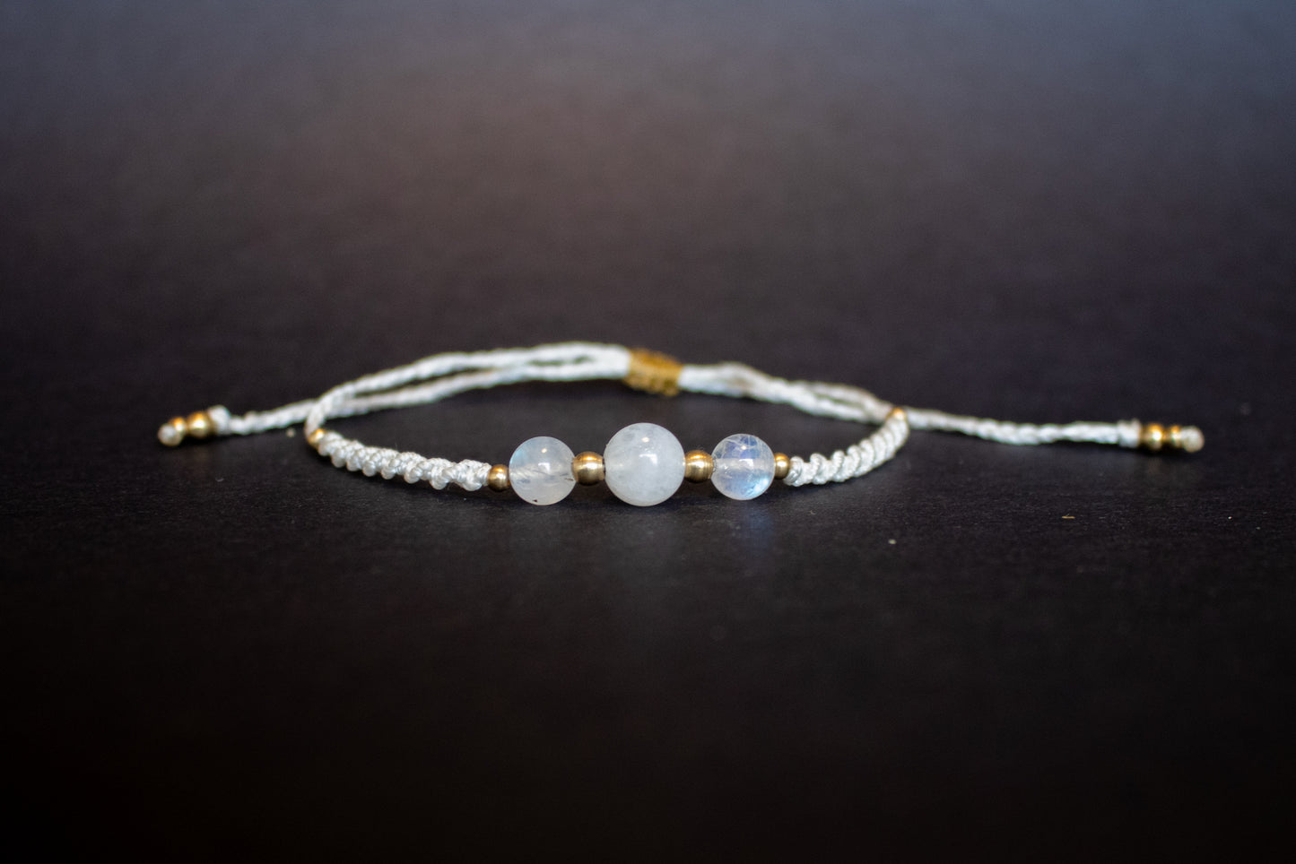 Minimalist Moonstone Bracelet