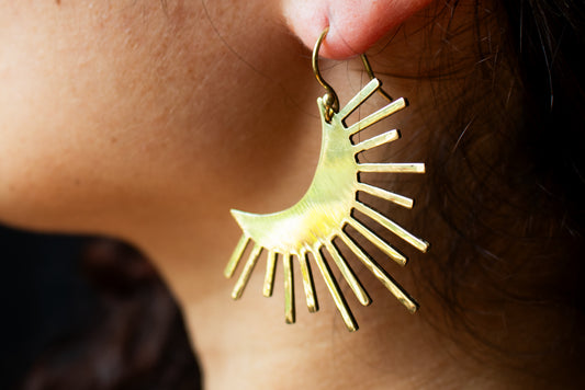 Lunar Sunburst Earrings