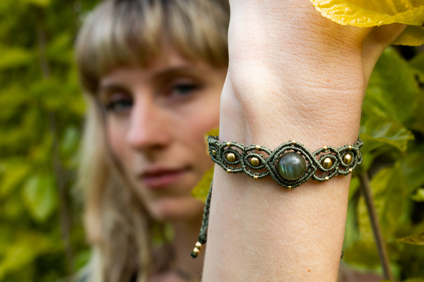 Green Labradorite Bracelet