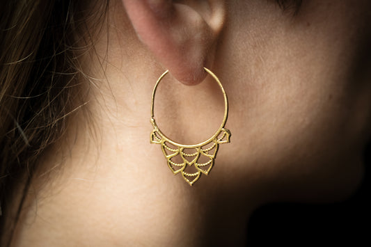 Petals earring hoops