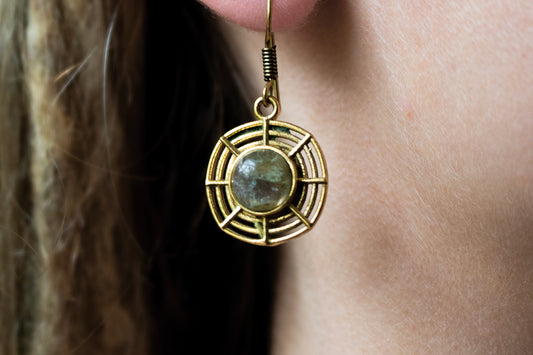 Radiant Labradorite Earrings