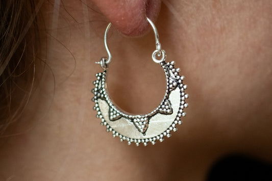 Bohemian Hoop Earrings