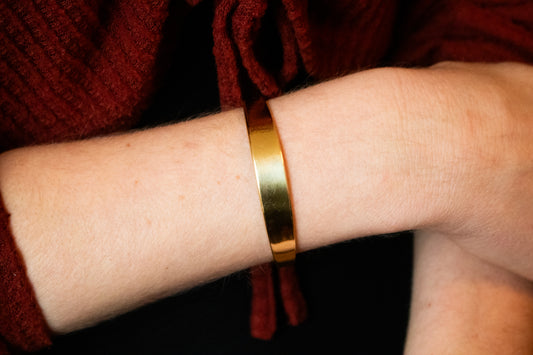 Minimalist Brass Bracelet