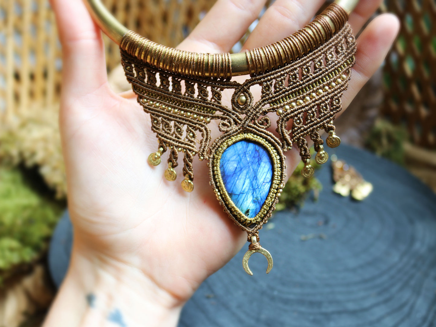 Labradorite Goddess Necklace