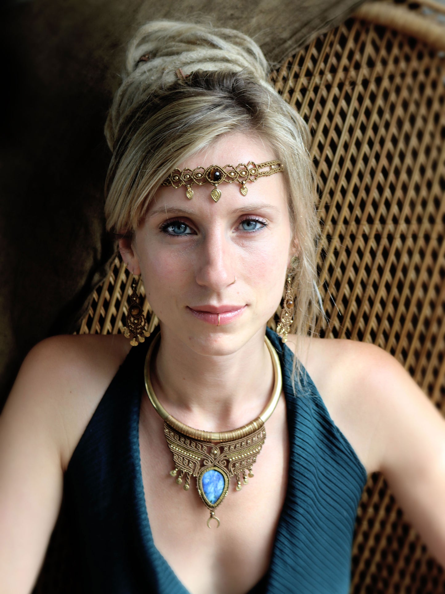 Labradorite Goddess Necklace