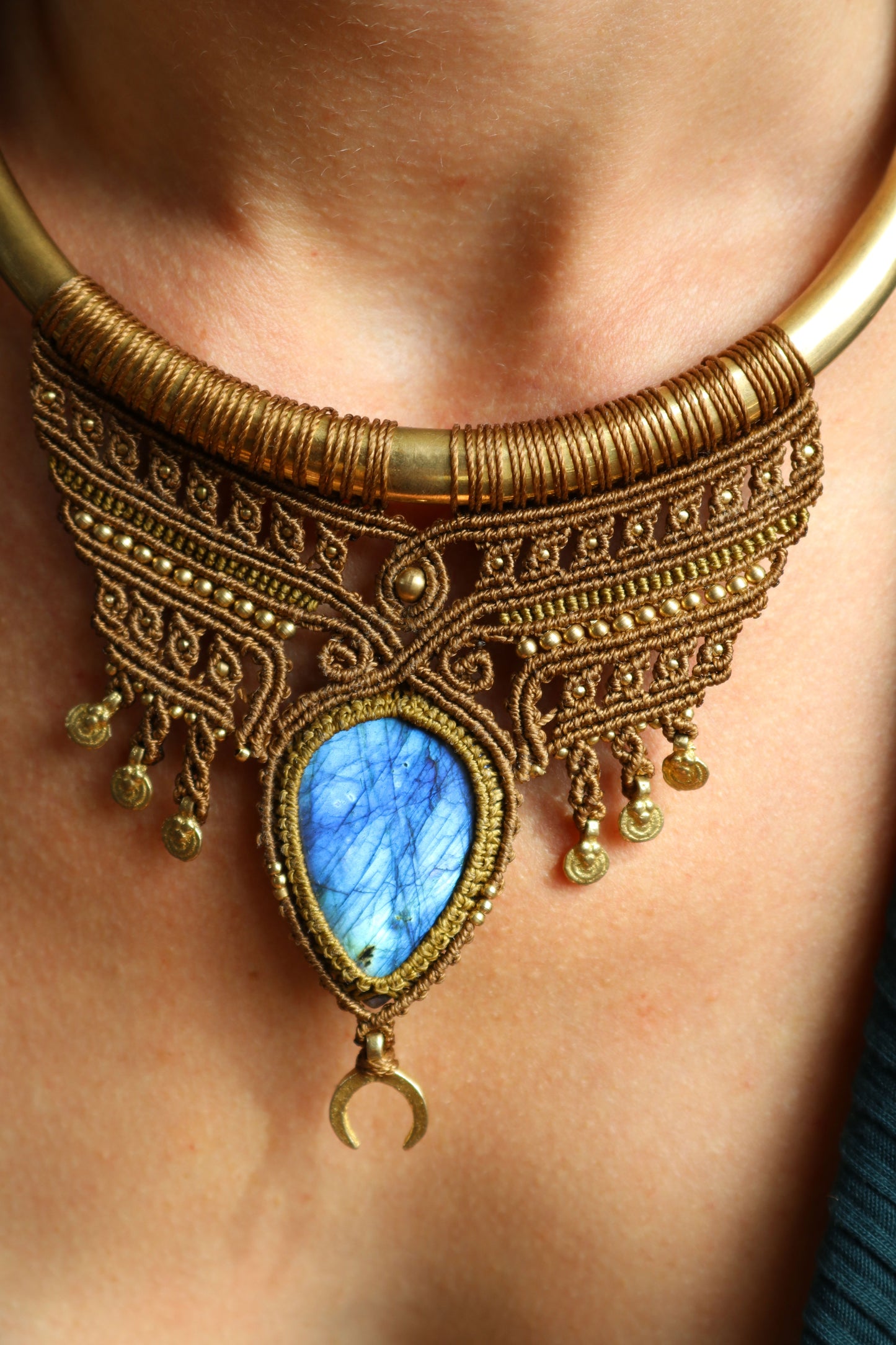 Labradorite Goddess Necklace