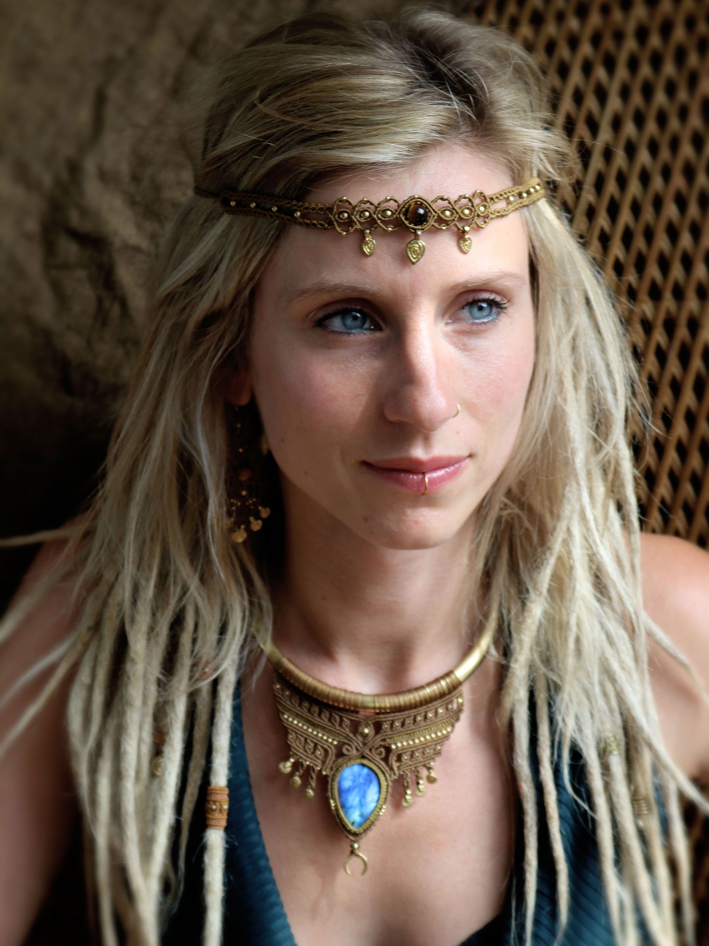 Labradorite Goddess Necklace