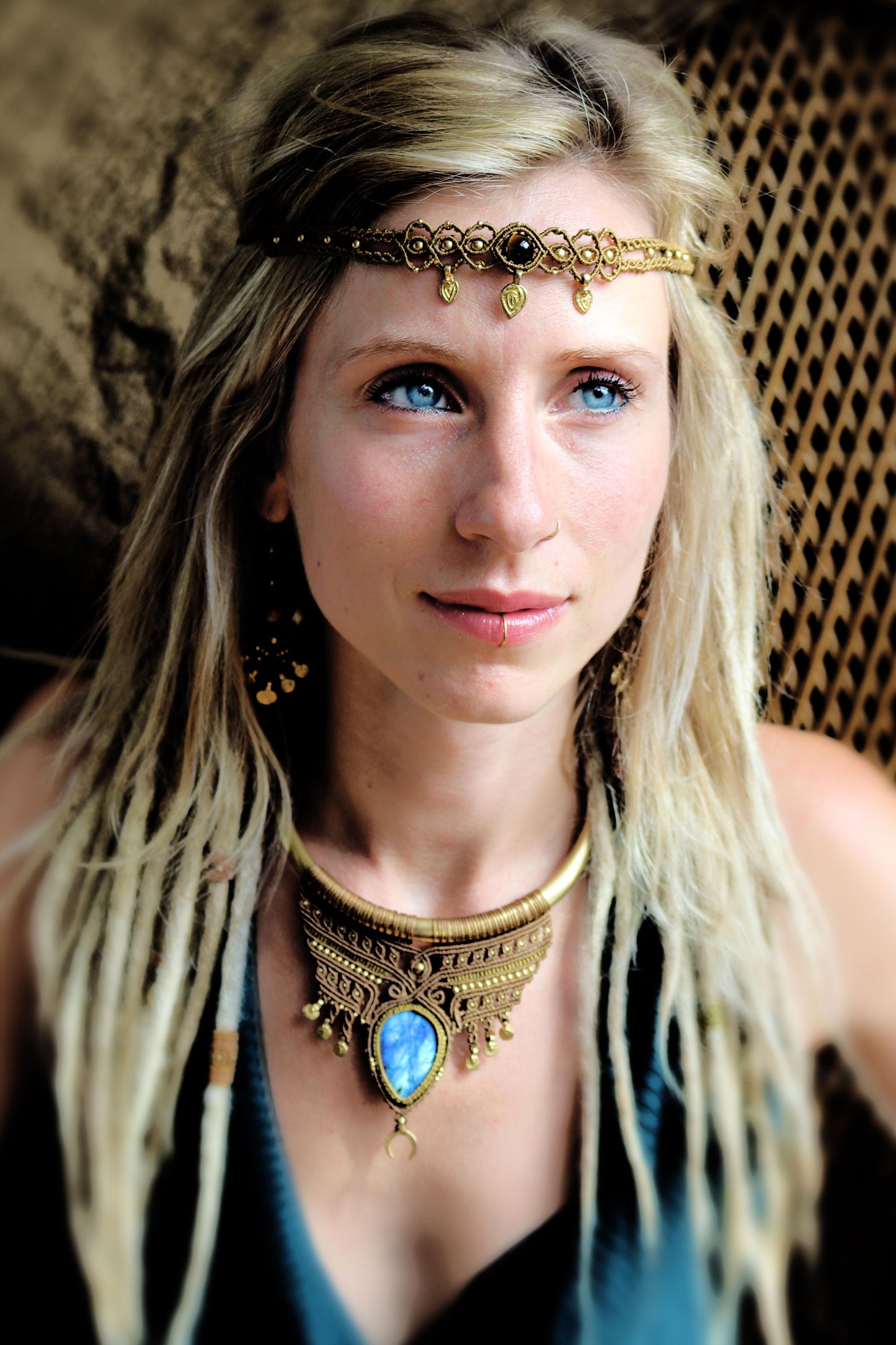Labradorite Goddess Necklace