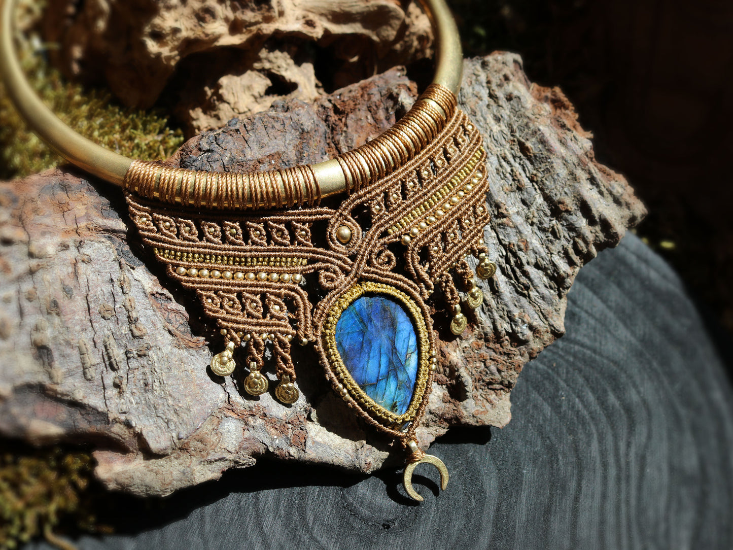 Labradorite Goddess Necklace