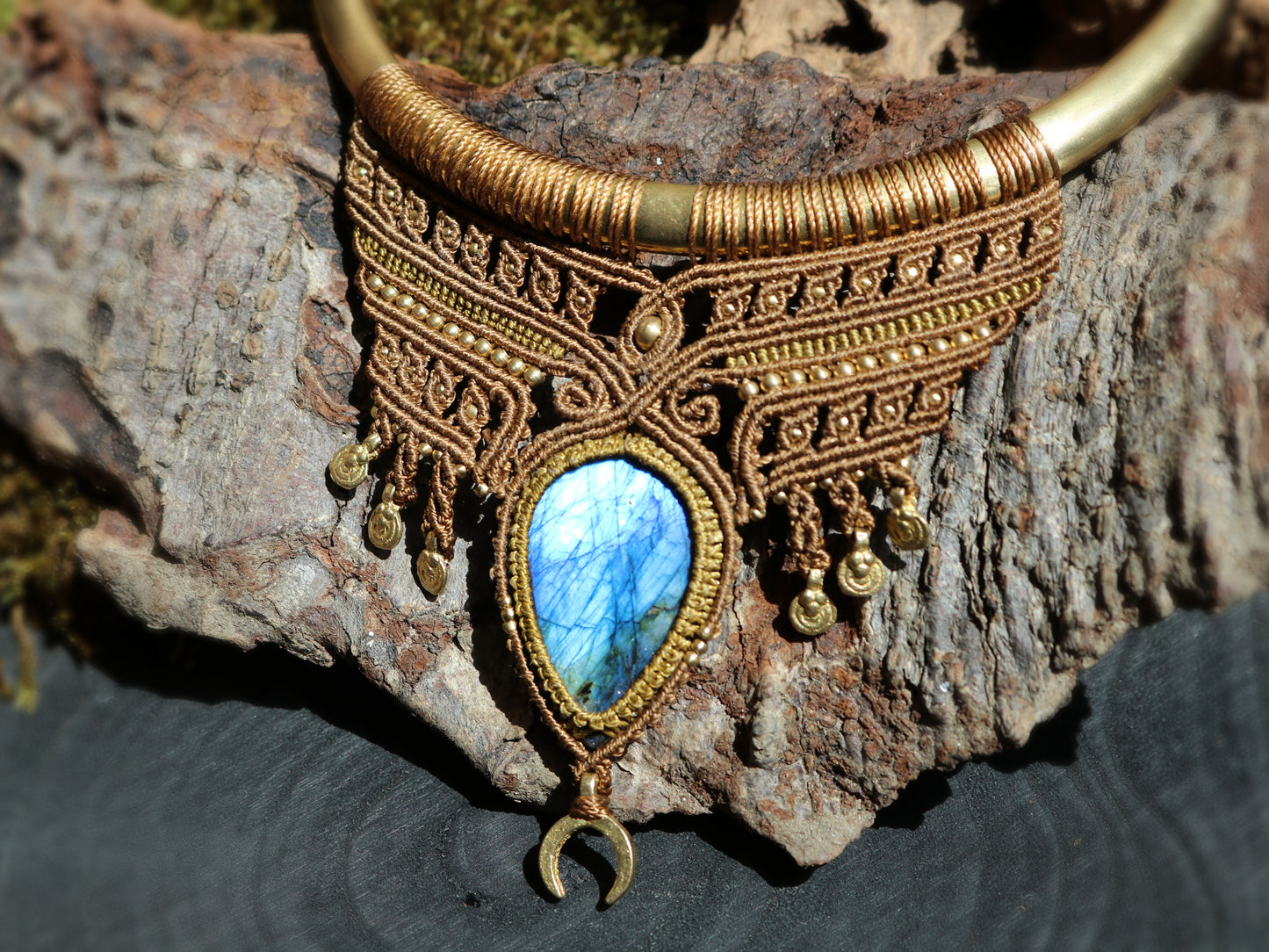 Labradorite Goddess Necklace