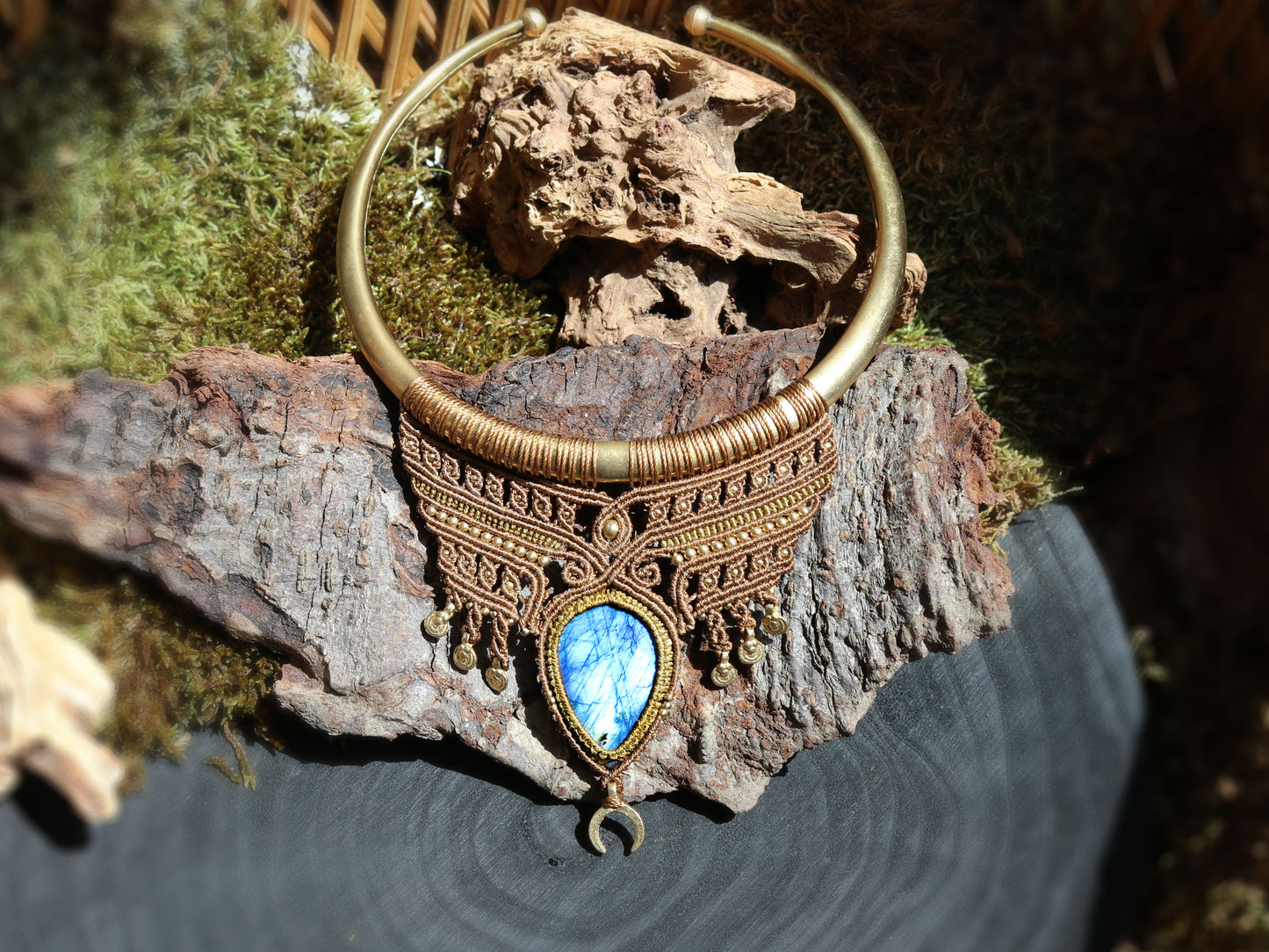 Labradorite Goddess Necklace