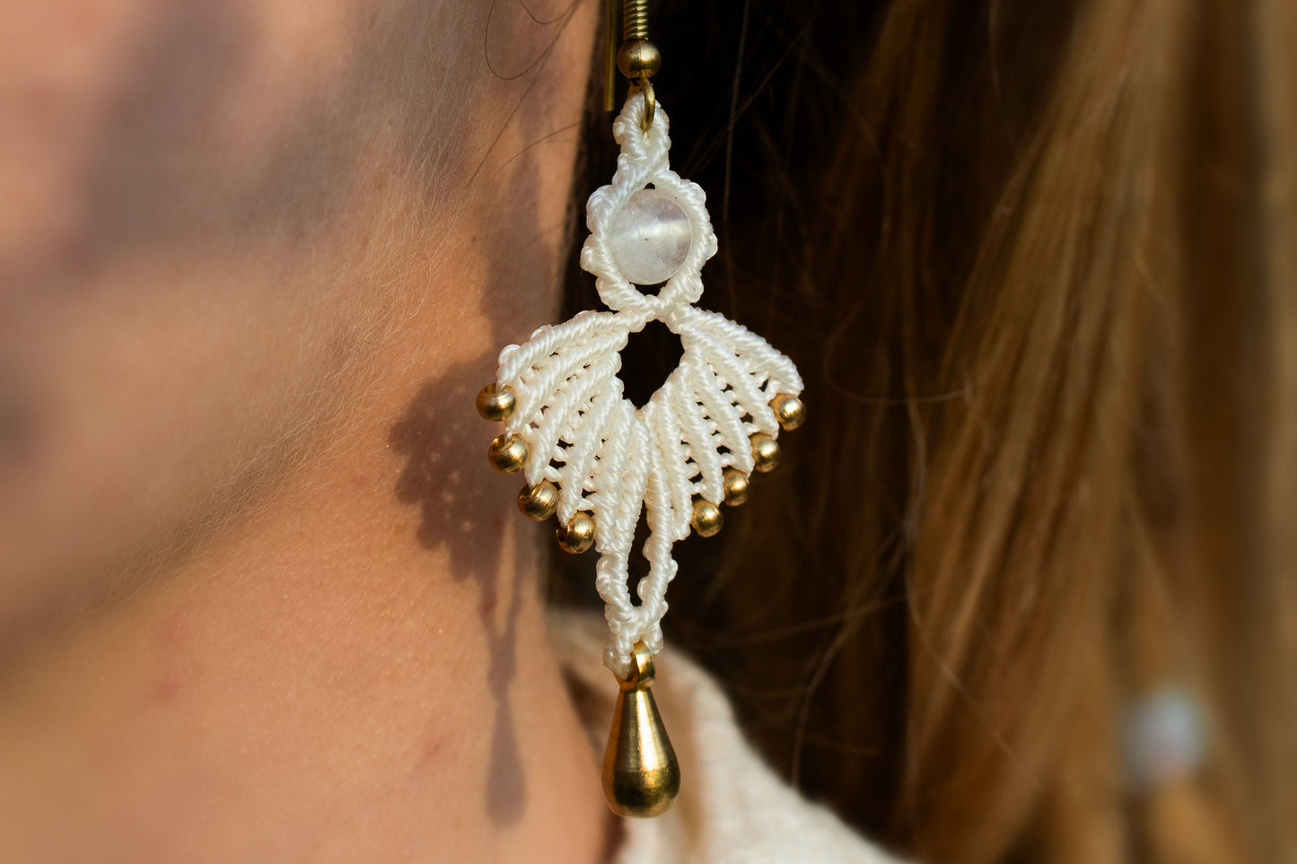 Little Elf Moonstone Earrings