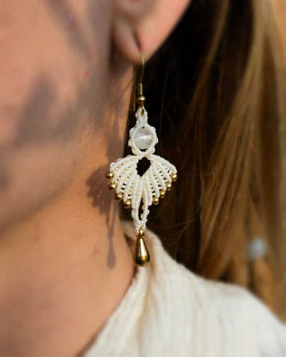 Little Elf Moonstone Earrings