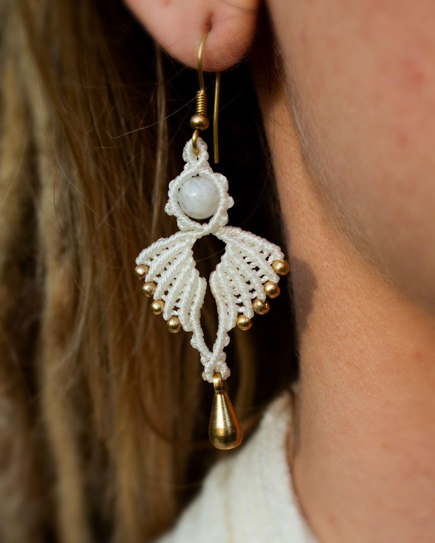 Little Elf Moonstone Earrings