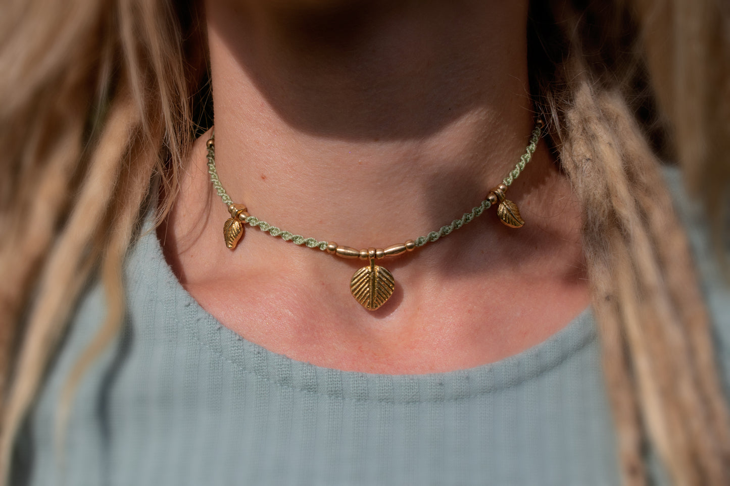 Leaf Charm Necklace