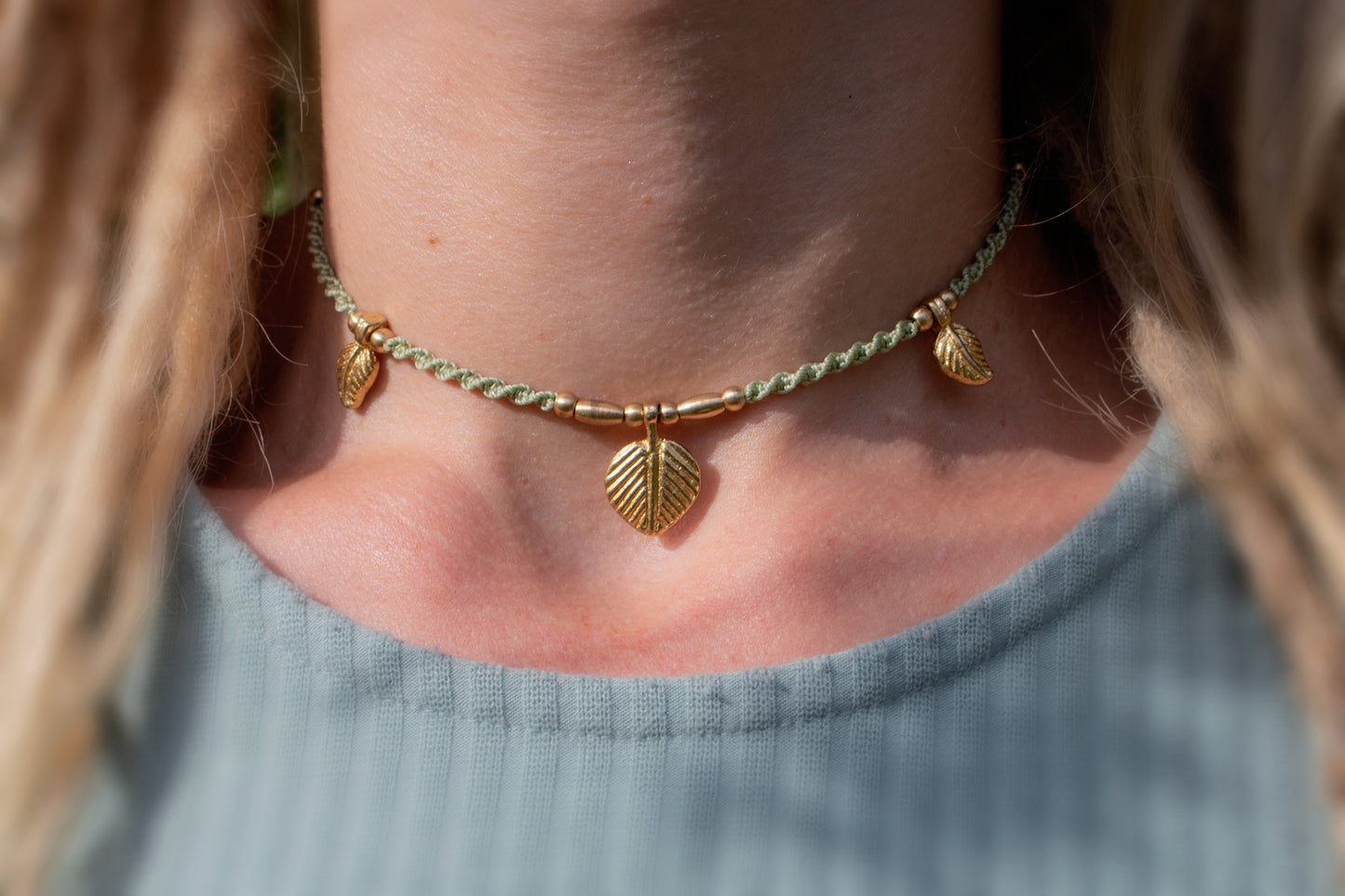 Leaf Charm Necklace