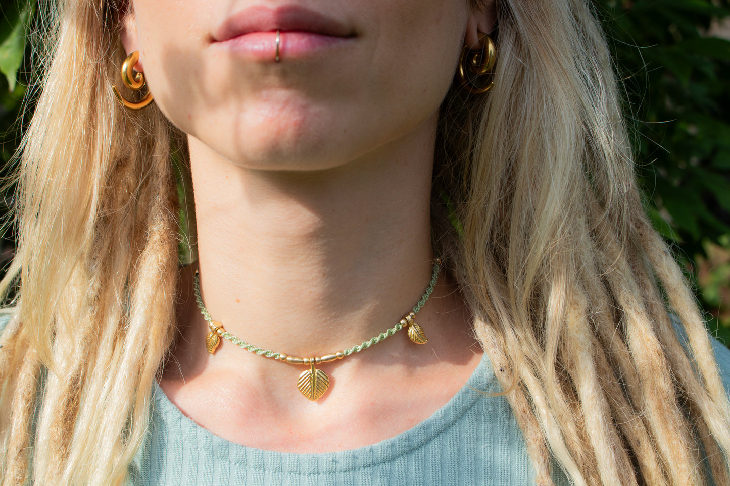 Leaf Charm Necklace