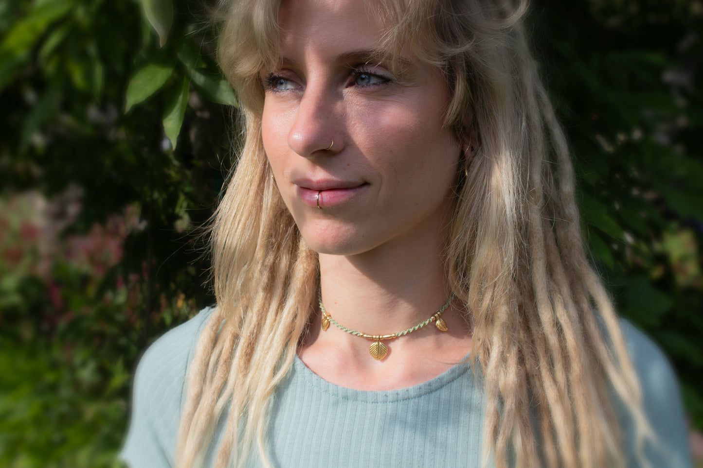 Leaf Charm Necklace