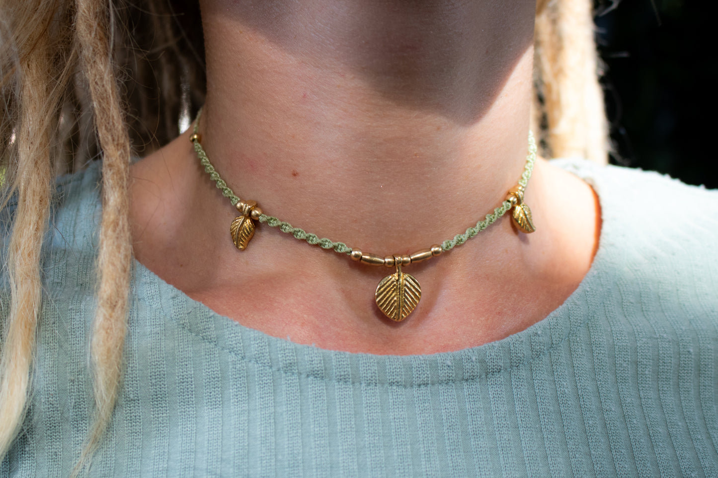 Leaf Charm Necklace
