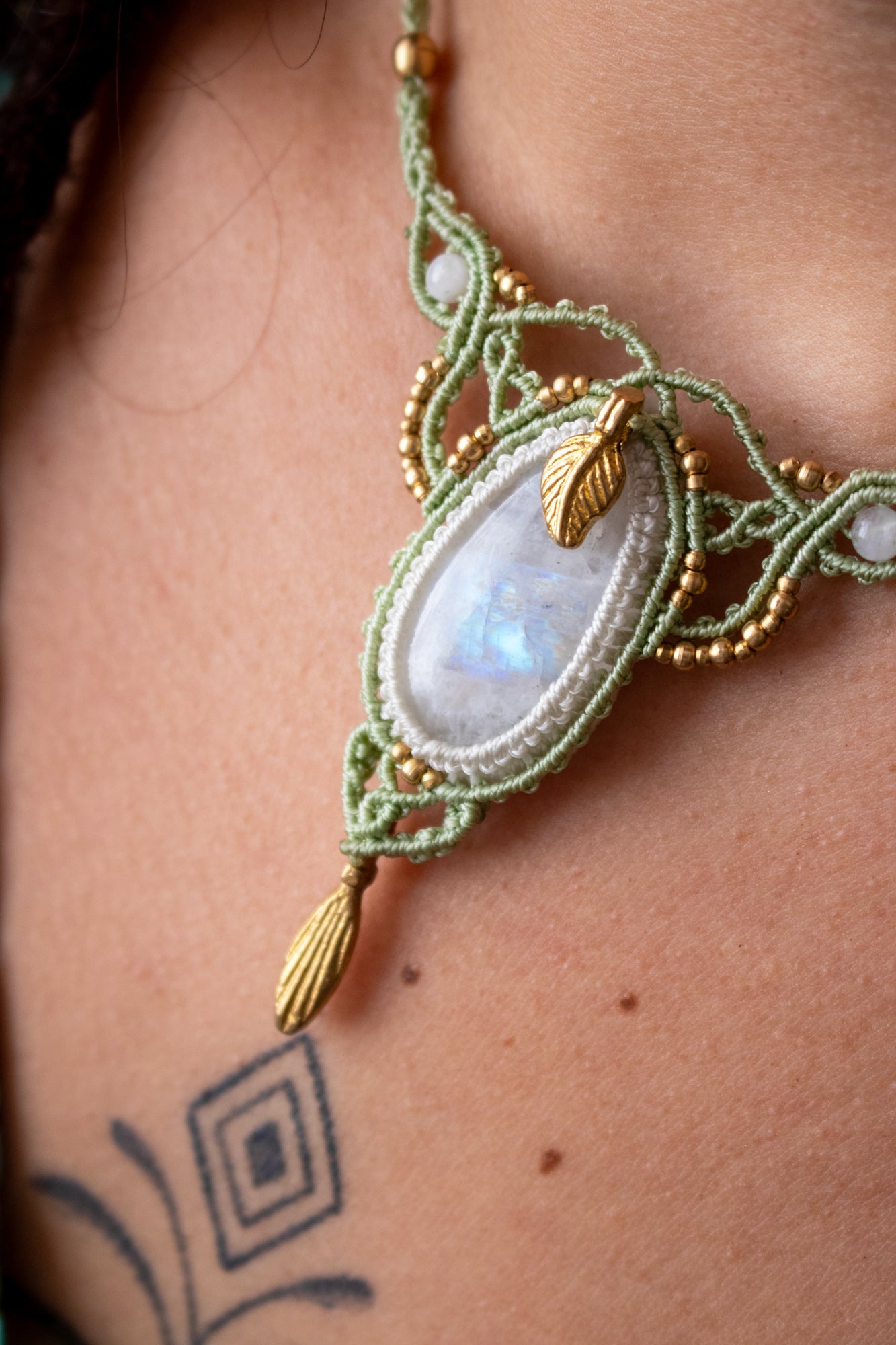 Moonstone Fairy Necklace