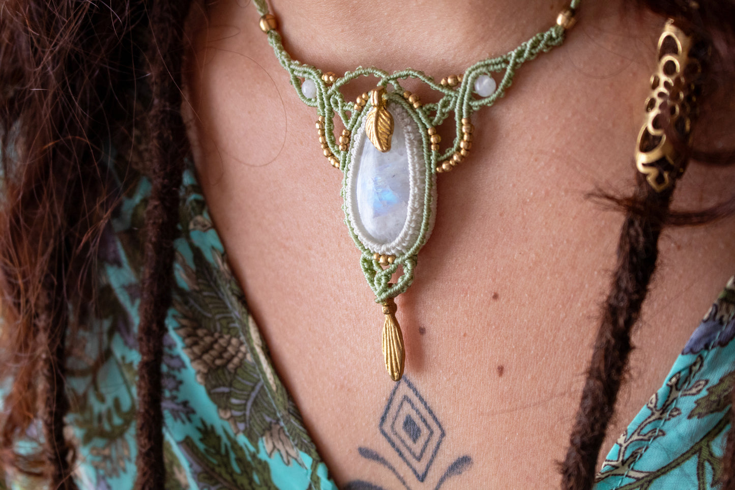 Moonstone Fairy Necklace