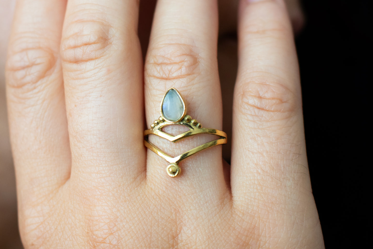 Boho Chic Ring– Available in Various Gemstones