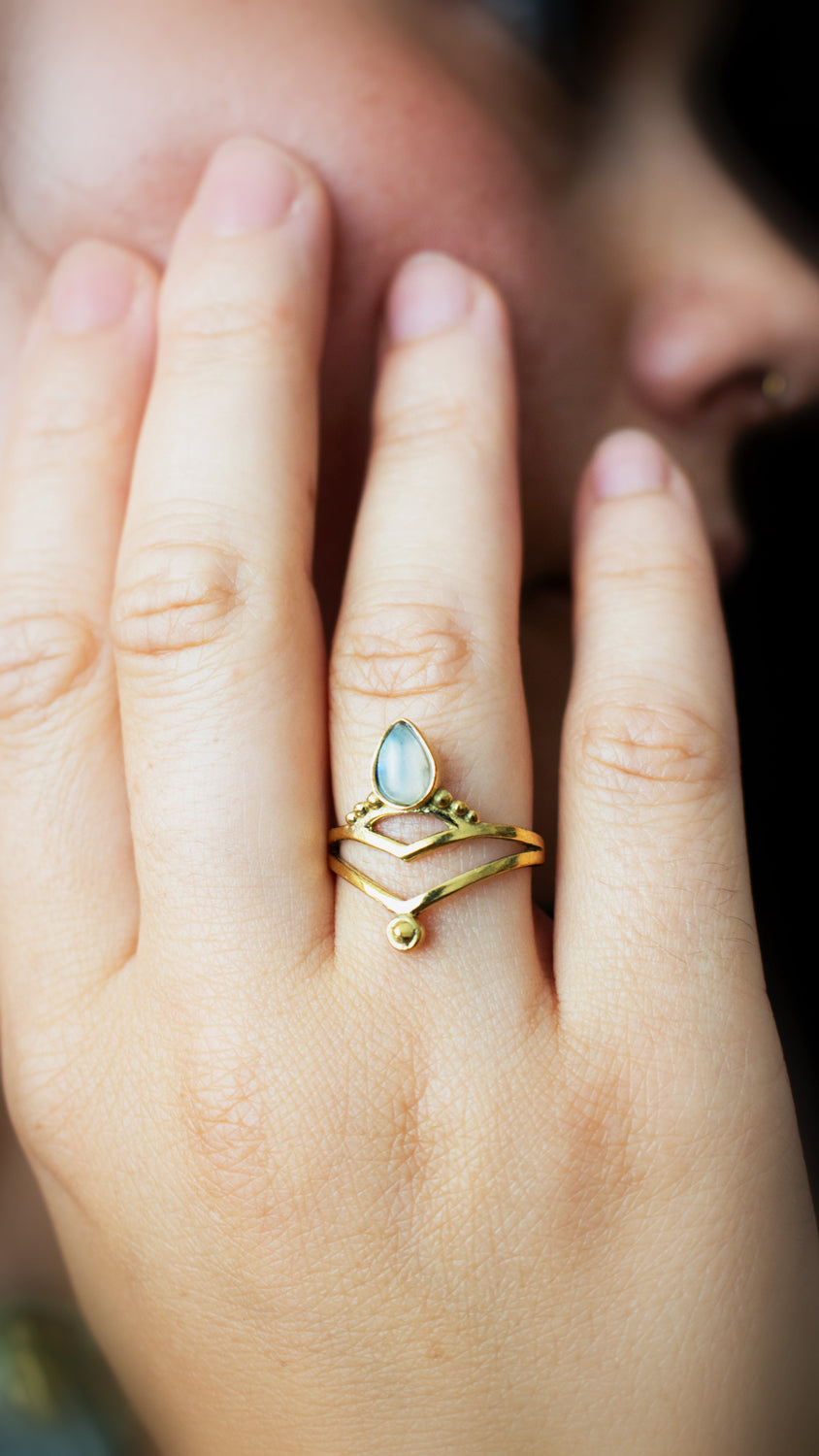 Boho Chic Ring– Available in Various Gemstones