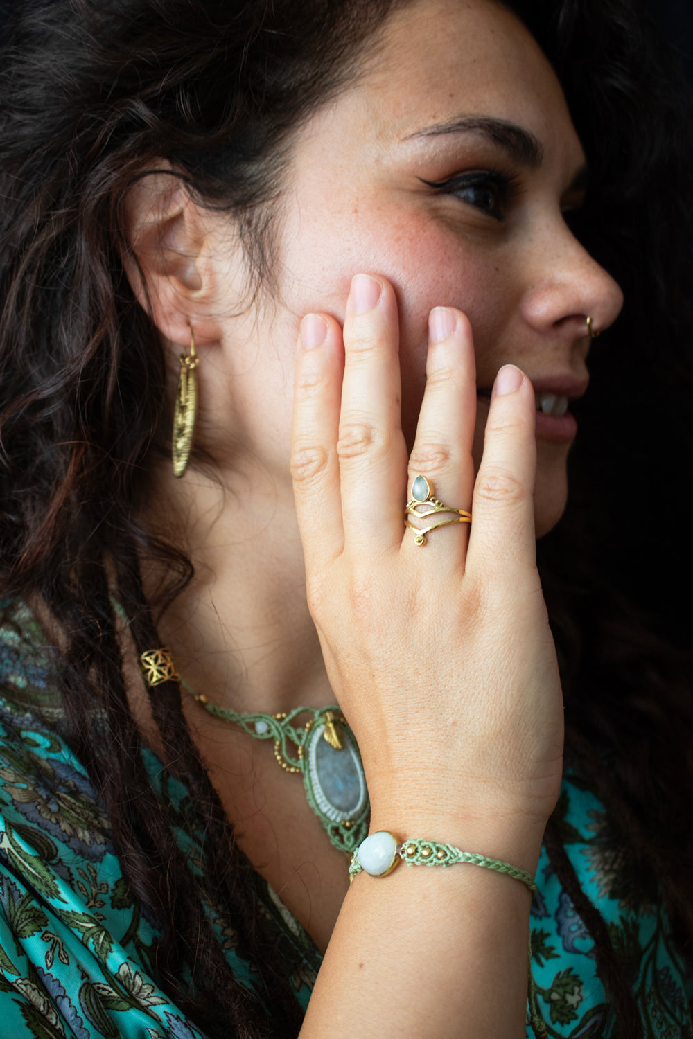 Boho Chic Ring– Available in Various Gemstones