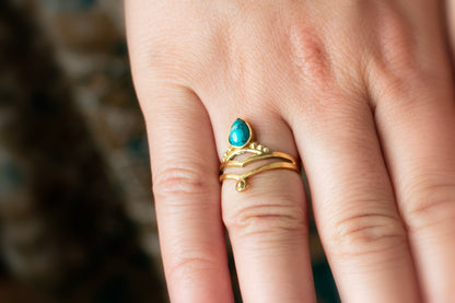 Boho Chic Ring– Available in Various Gemstones