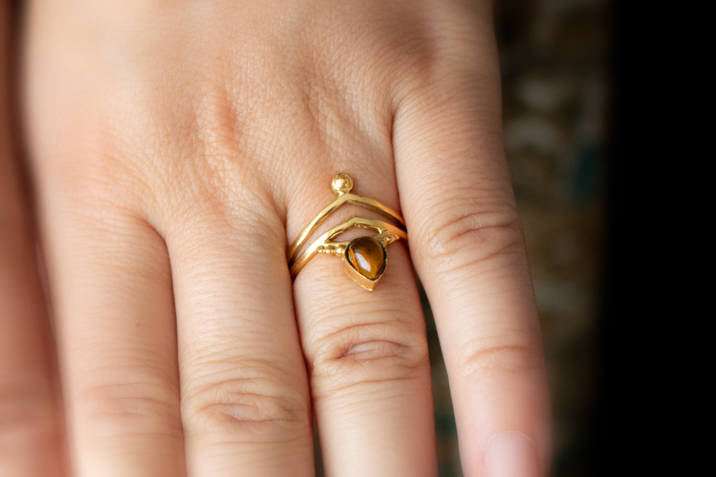 Boho Chic Ring– Available in Various Gemstones