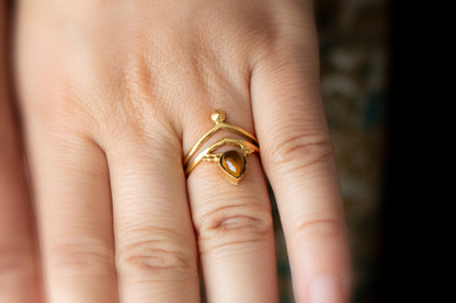 Boho Chic Ring– Available in Various Gemstones