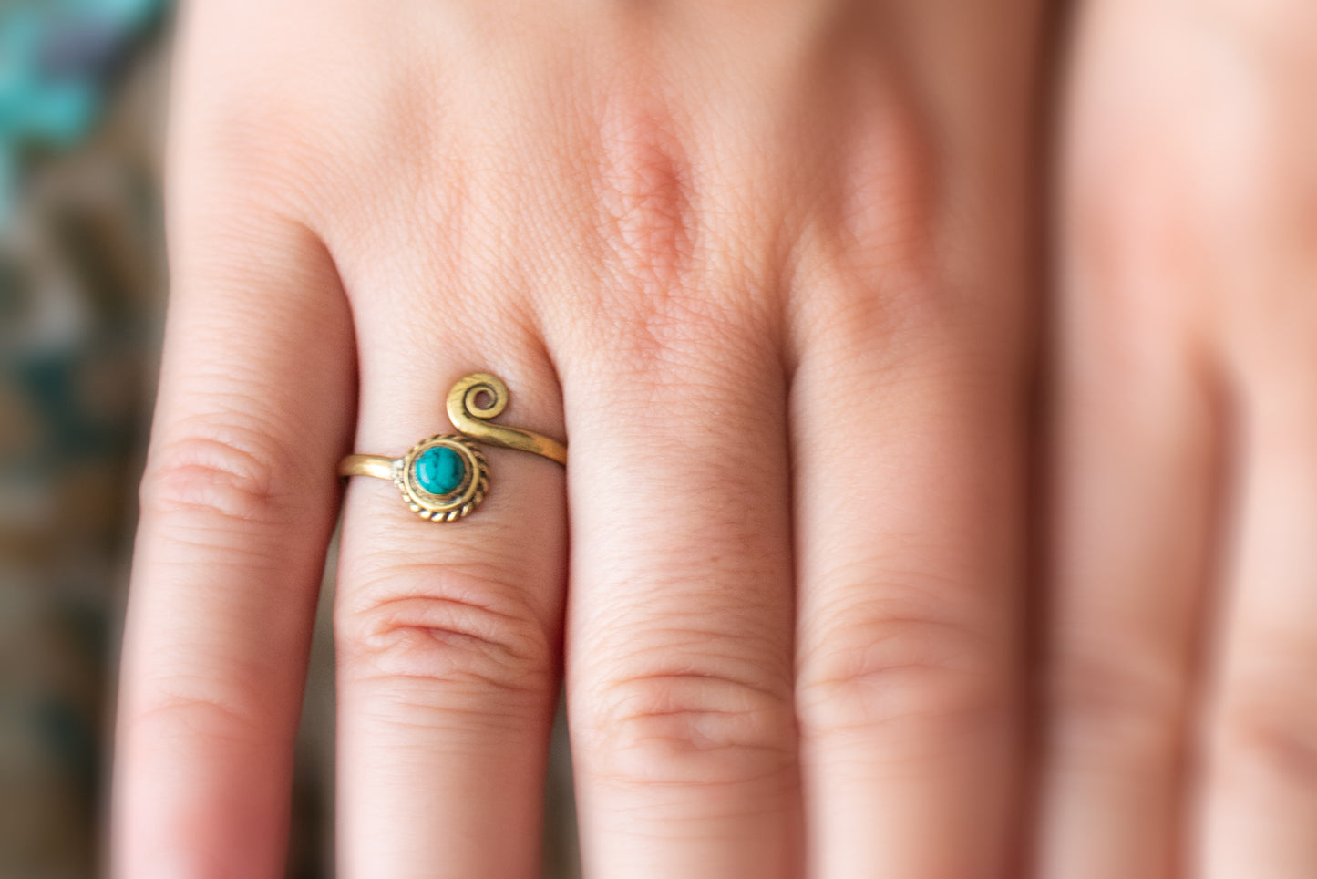 Spiral Gemstone Ring – Available in Various Gemstones