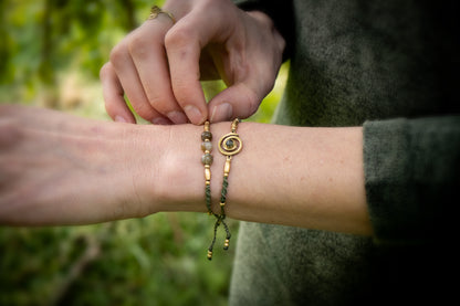 Green Labradorite Bracelet