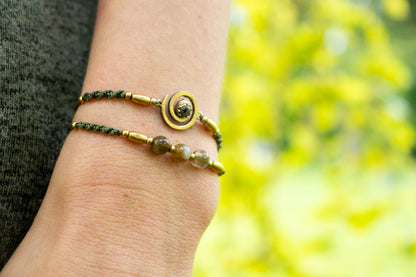 Green Labradorite Bracelet