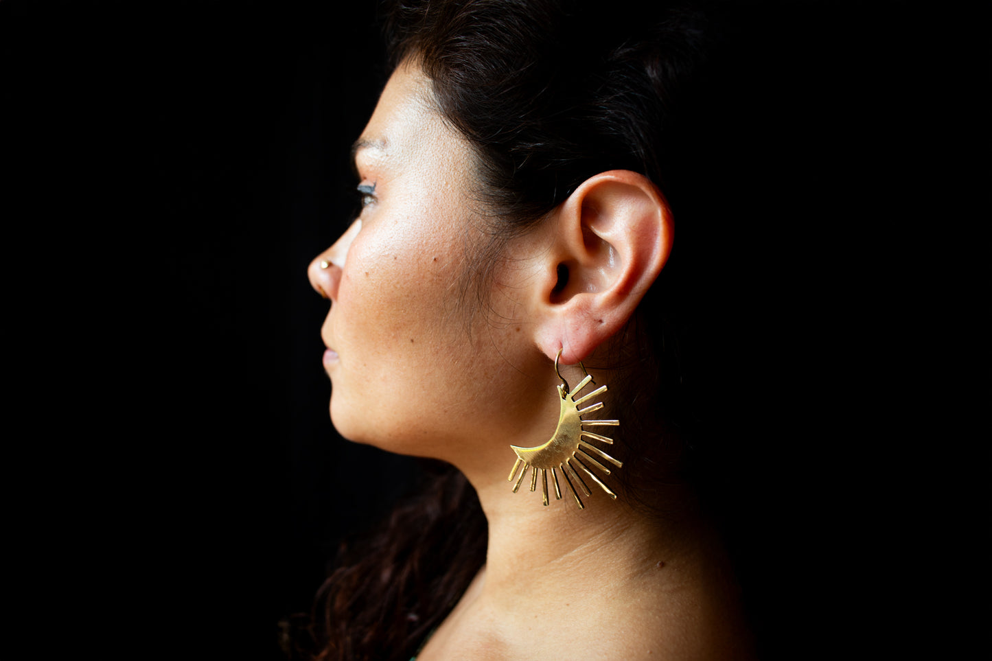 Lunar Sunburst Earrings