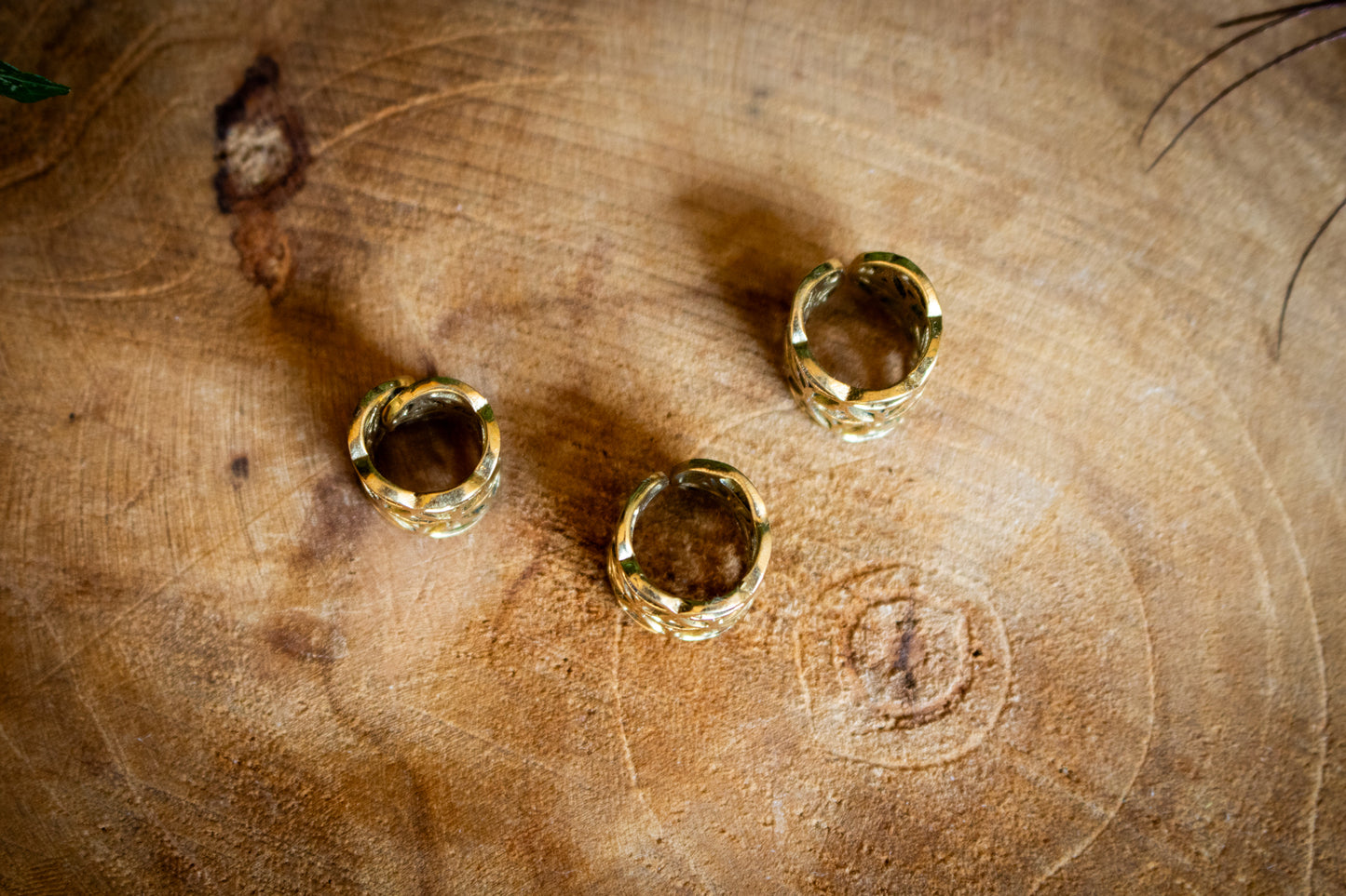 Flower of Life Brass Dreadlock Bead