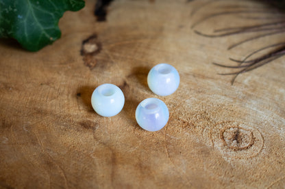 Set of Three Opalite Dreadlock Beads