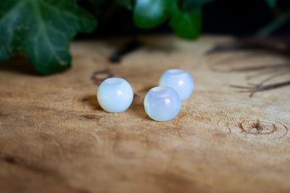 Set of Three Opalite Dreadlock Beads