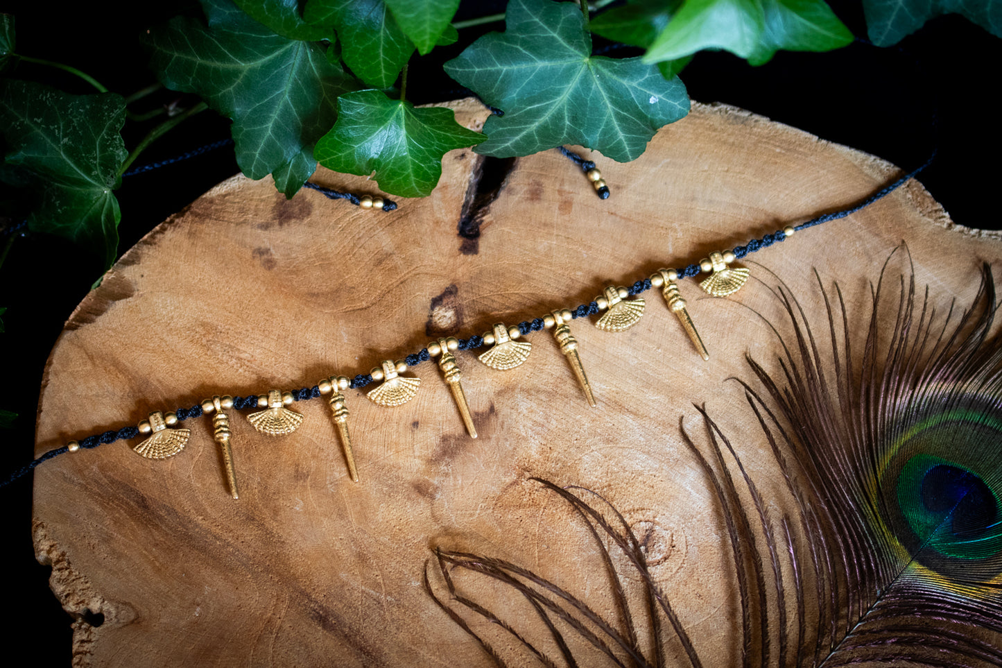 Tribal spike necklace