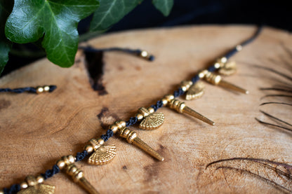 Tribal spike necklace