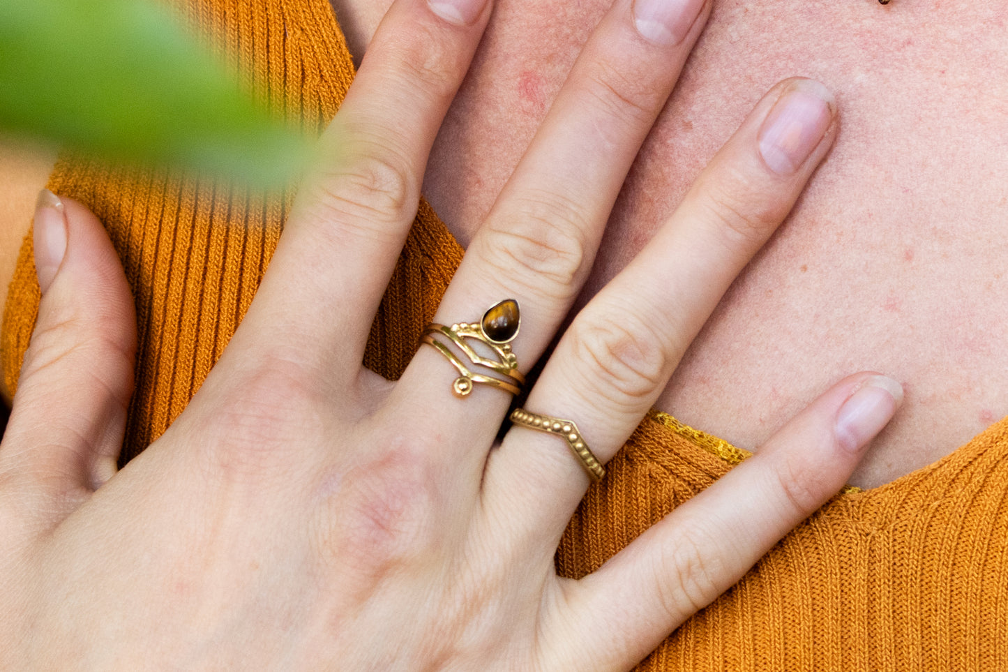 Boho Chic Ring– Available in Various Gemstones