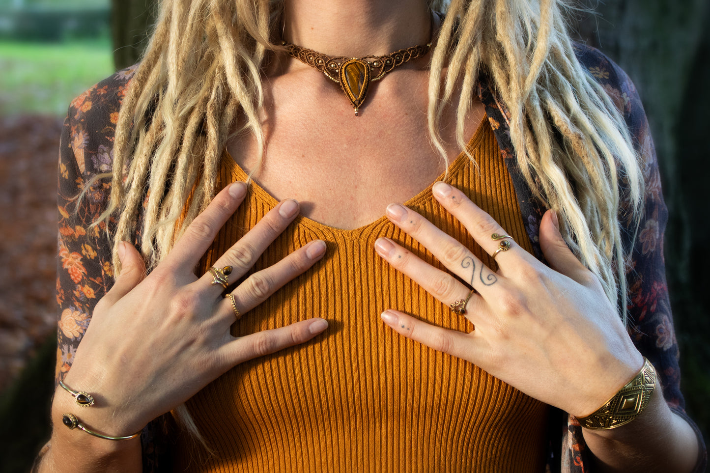 Boho Chic Ring– Available in Various Gemstones