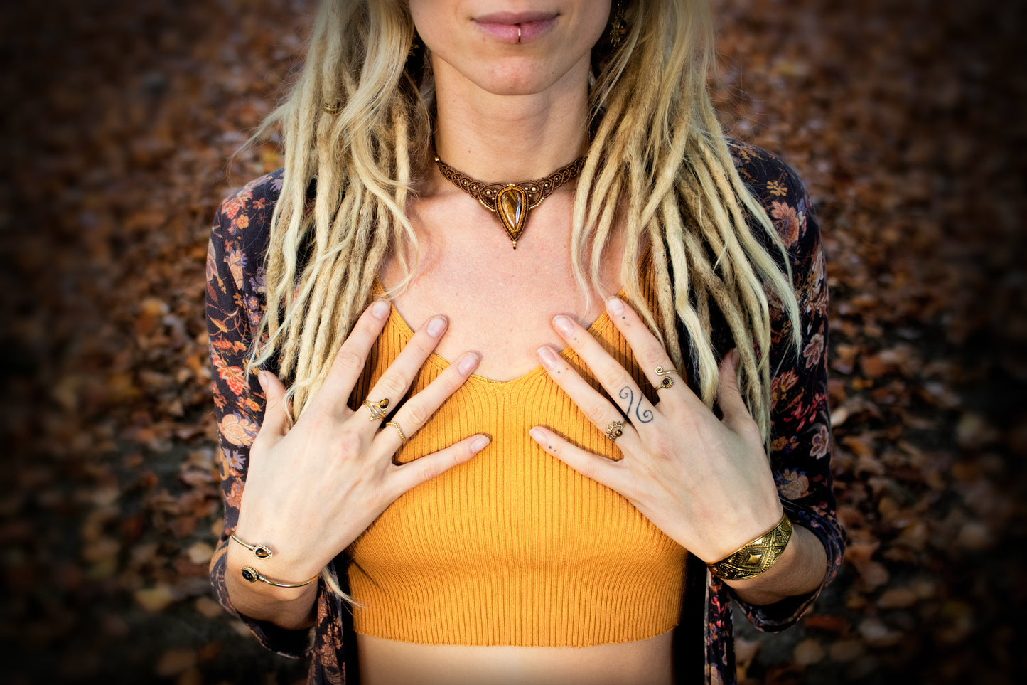 Golden Tiger's Eye Choker