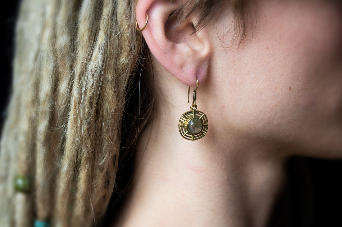 Radiant Labradorite Earrings