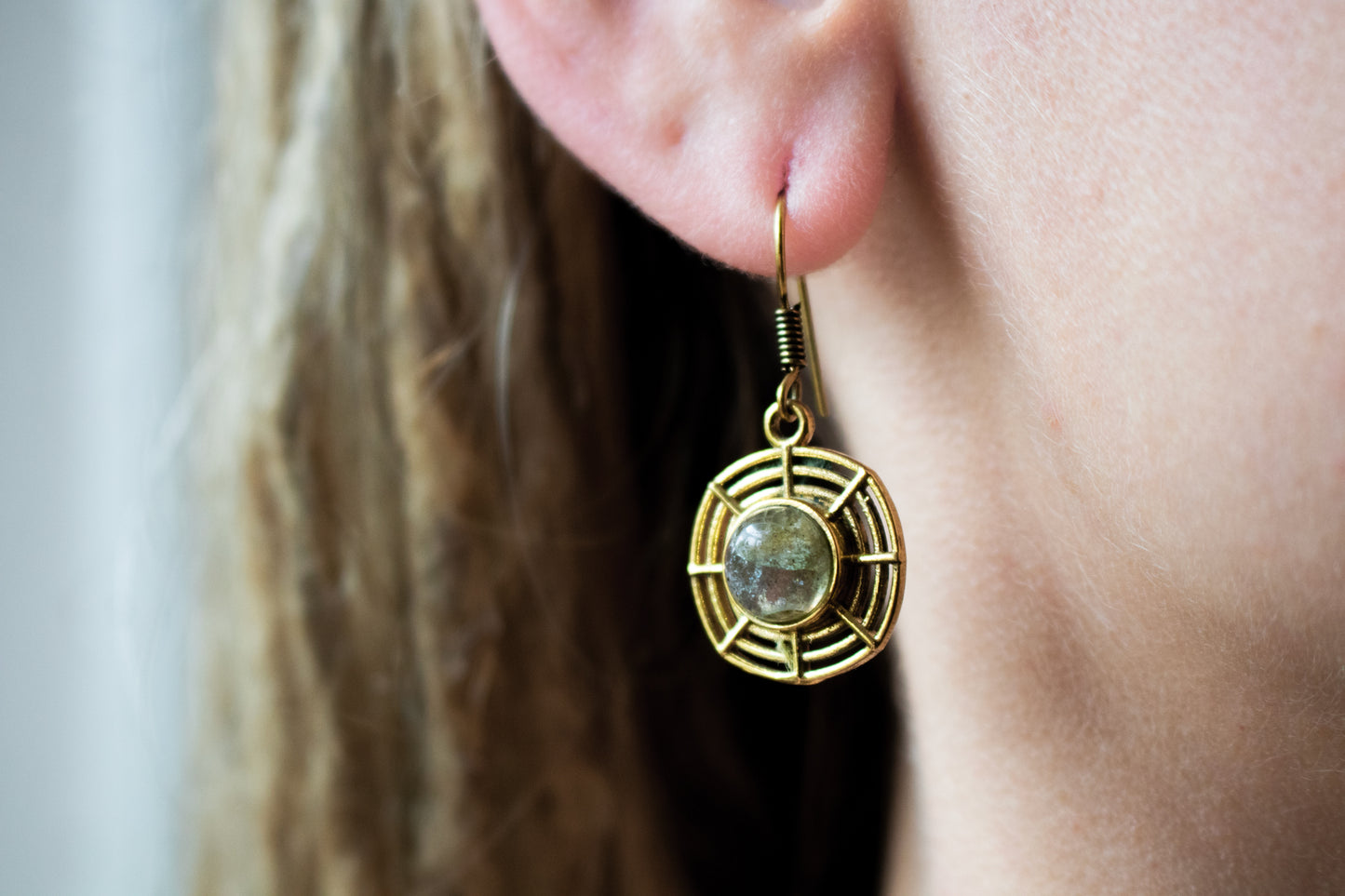 Radiant Labradorite Earrings