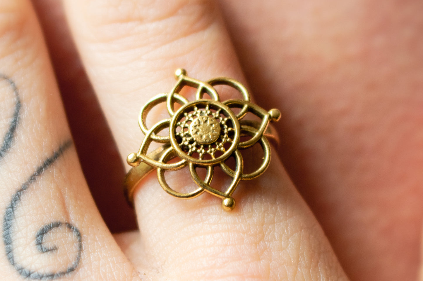 Golden Bloom Ring